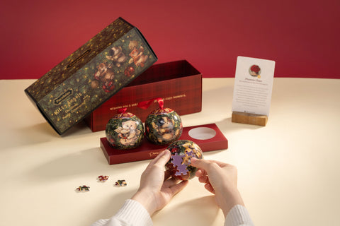 Kitty Angels - Three 3-inch Puzzle Ornaments