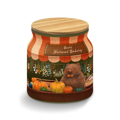 Pintoo BB1038 Bear's Harvest Bakery - Medium Jar Jigsaw Puzzle