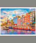 Afternoon in Amsterdam - 1200 Piece Jigsaw Puzzle
