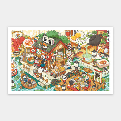 Pintoo H3205 Delicious Monogatari - Morning - 1000 Piece Jigsaw Puzzle by Peiji