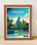 Pintoo H3309 World Travel by Studio Inception - Chicago - 1200 Piece Jigsaw Puzzle