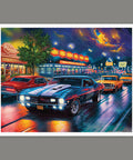 Pintoo H3443 Rain on the Boulevard by Bigelow Illustrations - 2000 Piece Jigsaw Puzzle