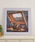 Pintoo H3455 Raining Window by  Limduey - Kitten's Life Routine - 900 Piece Jigsaw Puzzle