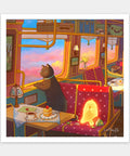 Pintoo H3457 Train Trip by Limduey - 900 Piece Jigsaw Puzzle