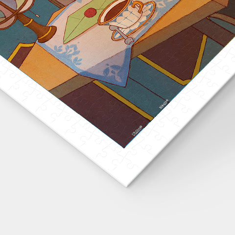 Pintoo H3457 Train Trip by Limduey - 900 Piece Jigsaw Puzzle