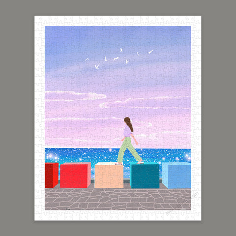 Pintoo H3515 Rainbow Bridge by CHEROK - 500 Piece Jigsaw Puzzle