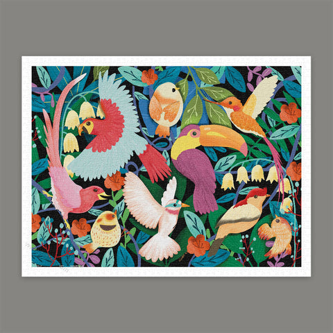 Pintoo H3520 Exotic Birds - 1200 Piece Jigsaw Puzzle by Lisa Wee