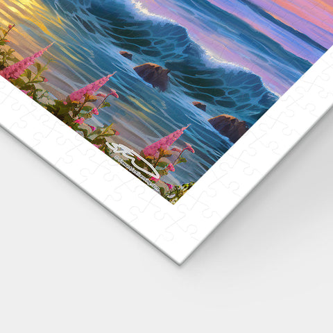 Pintoo H3521 Lighthouse on Tropical Island by Stewart - 500 Piece Jigsaw Puzzle