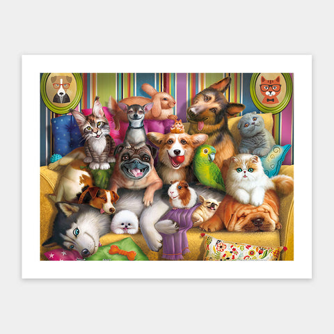 Pintoo H3566 Cute Pet Portrait by Image World - 300 Piece Jigsaw Puzzle