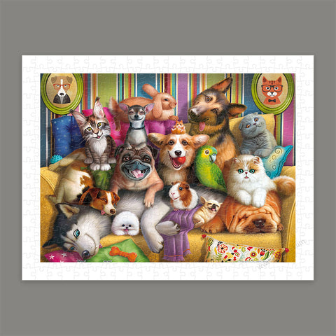 Pintoo H3566 Cute Pet Portrait by Image World - 300 Piece Jigsaw Puzzle