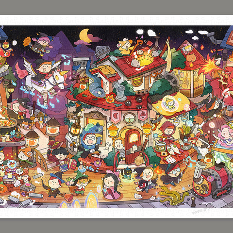 Pintoo H3592 Underground Town of Magic - 1000 Piece Jigsaw Puzzle by Peiji