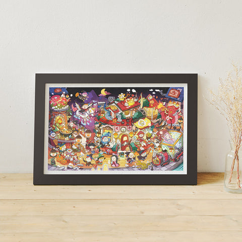 Pintoo H3592 Underground Town of Magic - 1000 Piece Jigsaw Puzzle by Peiji