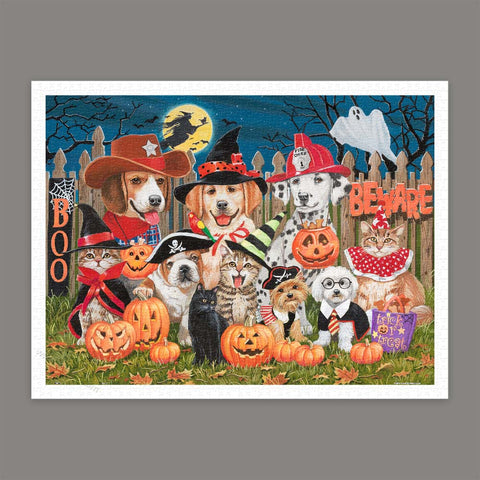 Pintoo H3612 Halloween Mischief-Makers - 1200 Piece Jigsaw Puzzle by William Vanderdasson