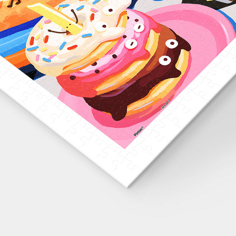 Pintoo H3627 Sparkling Dinner Dance - 900 Piece Jigsaw Puzzle by Issiki Toaki