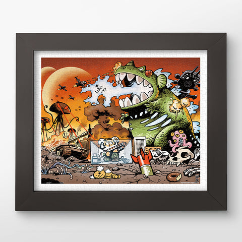 Pintoo H3637 Urban Hero by Alexander the Fat Tiger - 500 Piece Jigsaw Puzzle