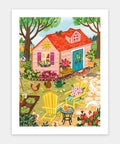Pintoo H3639 Whimsy Garden House by Olivia Gibbs - 300 Piece Jigsaw Puzzle