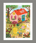 Pintoo H3639 Whimsy Garden House by Olivia Gibbs - 300 Piece Jigsaw Puzzle
