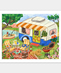 Pintoo H3640 Campervan Camping Day by Olivia Gibbs - 500 Piece Jigsaw Puzzle