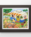 Pintoo H3640 Campervan Camping Day by Olivia Gibbs - 500 Piece Jigsaw Puzzle