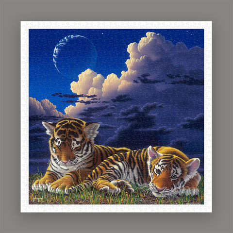 Pintoo H3644 In Mother’s Arms - 900 Piece Jigsaw Puzzle by Schim Schimmel