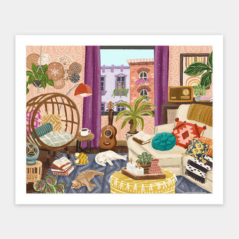 Pintoo H3648 Boho Interior by Olivia Gibbs - 500 Piece Jigsaw Puzzle