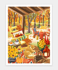 Pintoo H3650 Fall Porch - 1200 Piece Jigsaw Puzzle by Olivia Gibbs
