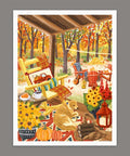 Pintoo H3650 Fall Porch - 1200 Piece Jigsaw Puzzle by Olivia Gibbs