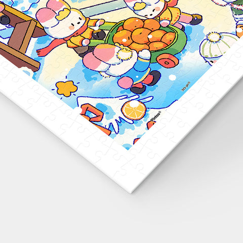 Pintoo H3792 Orange Tea and Snow - 1200 Piece Jigsaw Puzzle by Memeko