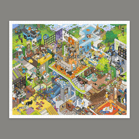 Pintoo H3820 My Dear Puppy - 2000 Piece Jigsaw Puzzle by Tianran