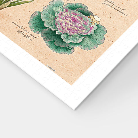 Pintoo H3895 Autumn Flowers - 600 Piece Jigsaw Puzzle by Mandie