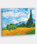 Pintoo HN1307 Wheat Field with Cypresses - 366 Piece Jigsaw Puzzle by Vincent van Gogh