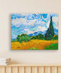 Pintoo HN1307 Wheat Field with Cypresses - 366 Piece Jigsaw Puzzle by Vincent van Gogh