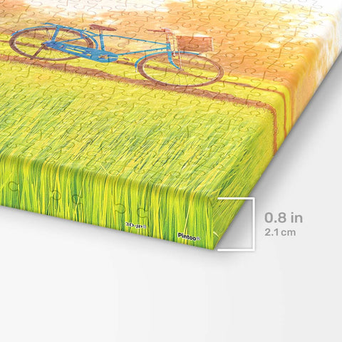 Pintoo HN1315 Away from the City - Sun - kissed Green Fields - 366 Piece Jigsaw Puzzle