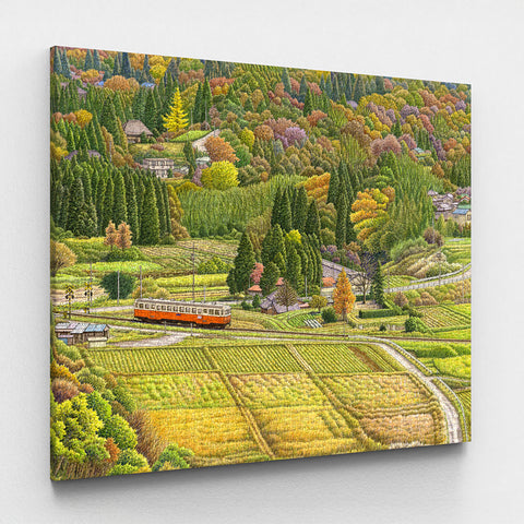 Pintoo HN1416 Scenery of Satoyama - 1336 Piece Jigsaw Puzzle by Tadashi Matsumoto