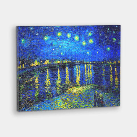 Pintoo HN1430 Starry Night Over the Rhone - 366 Piece Jigsaw Puzzle by Vincent van Gogh