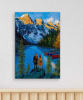 Pintoo HN1459 Moraine Lake Promise - 696 Piece Jigsaw Puzzle by Paco Yao