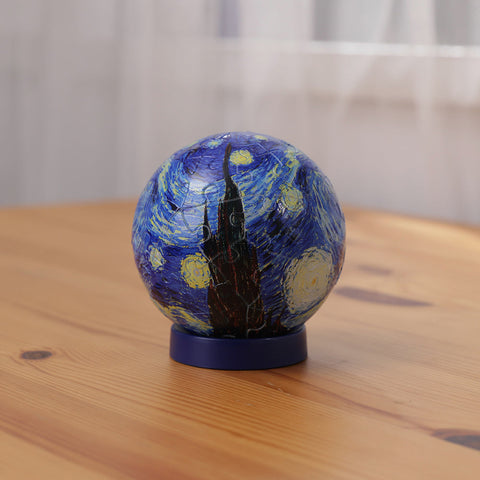 Pintoo J1112 The Starry Night, June 1889 by Vincent van Gogh - Puzzle Sphere Light Jigsaw Puzzle