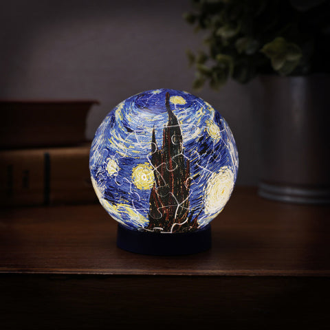 Pintoo J1112 The Starry Night, June 1889 by Vincent van Gogh - Puzzle Sphere Light Jigsaw Puzzle