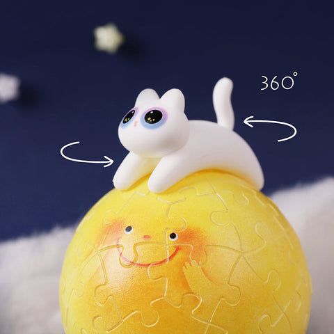 Pintoo J1145 Moon and Sunshine by Little Oil Art - Puzzle Sphere Light Jigsaw Puzzle