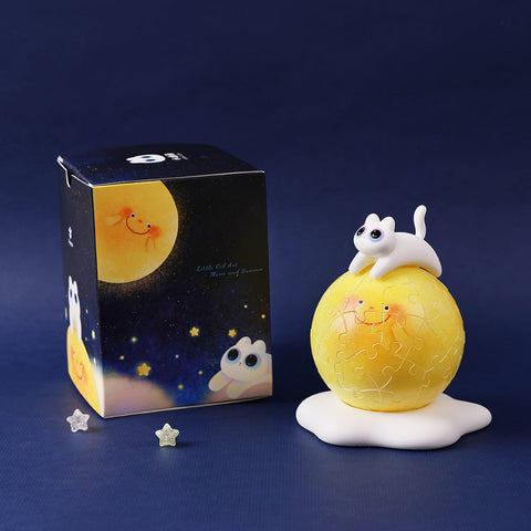Pintoo J1145 Moon and Sunshine by Little Oil Art - Puzzle Sphere Light Jigsaw Puzzle