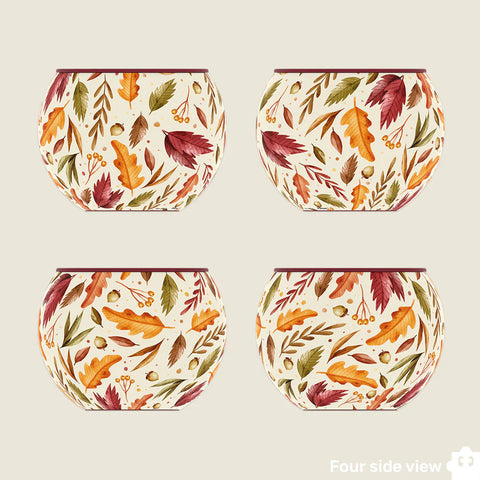 Pintoo K1108 Dancing Leaves in Fall - Flower Pot Jigsaw Puzzle