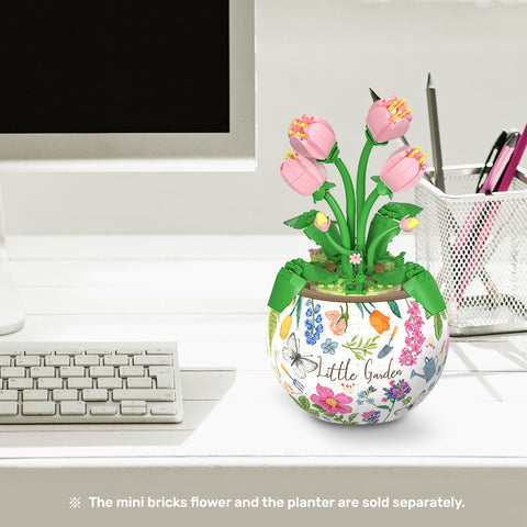 Pintoo KZ1030 Tulip - Mini Bricks Potted Plant Jigsaw Puzzle