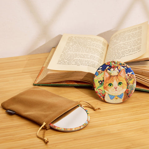 Pintoo PA1002 Java Sparrow ＆ Cat - Puzzle Mirror Jigsaw Puzzle by Cotton Lion