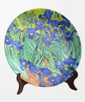 Pintoo PL1005 Irises - 3D Puzzle Plate Jigsaw Puzzle by Van Gogh
