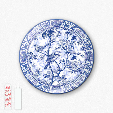 Pintoo PL1013 Floral Ballet with Birds - 3D Puzzle Plate Jigsaw Puzzle