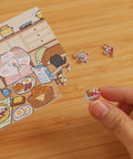 Pintoo Q1317 Cat Brand Breakfast - 80 Piece XS Jigsaw Puzzle by Chen Chen