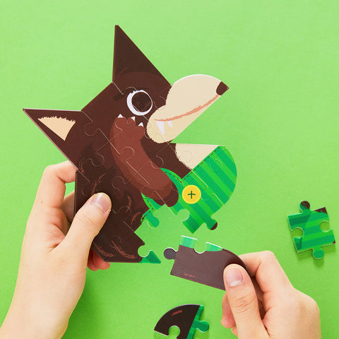 Pintoo T1083 Fairy tales - The Three Little Pigs - Multi-pack Jigsaw Puzzle