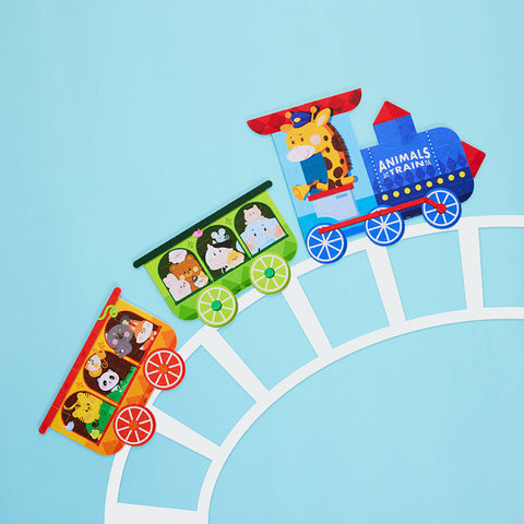 Pintoo T1084 Transportation - Animals Train - Multi-pack Jigsaw Puzzle