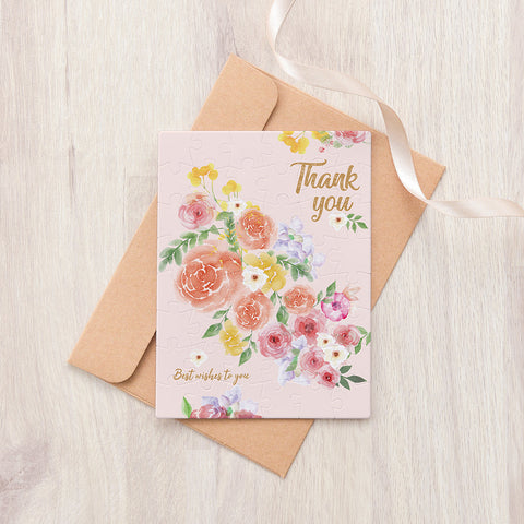 Thank You - 48 Piece Puzzle Card