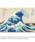 Pintoo YA1066 The Great Wave by Katsushika Hokusai - A5 Book Cover